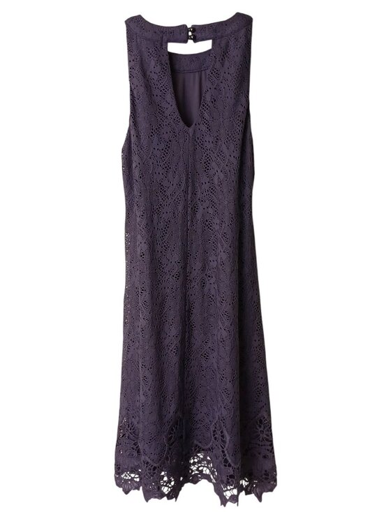 Altar'd State Dresses & Skirts - Altar'd State Purple Lace Sleeveless Midi Dress Sz S Lined Button NWT #I-12